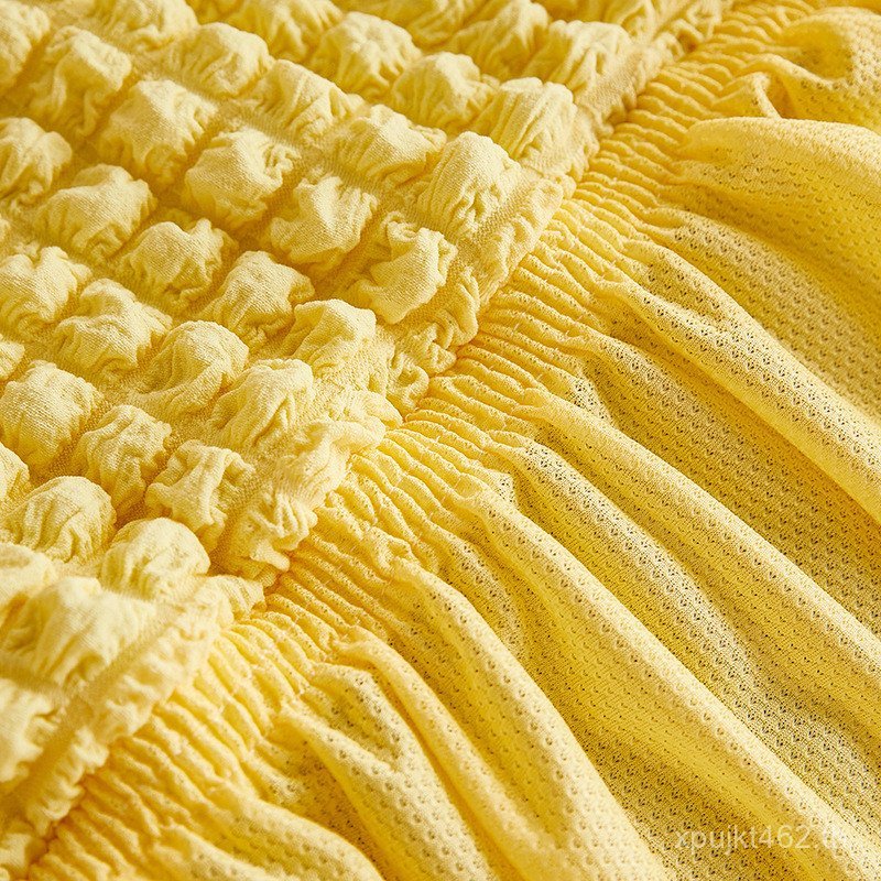 OQ5M ขายส่งกระโปรงสไตล์ Armrestless โซฟาผ้าคลุมเตียงรวมทุกอย่าง Swastika พับยืดหยุ่นหรูหรา Anti-Cat 