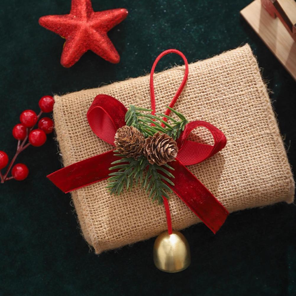 คริสต์มาส Bell Christmas Tree Decor Jingle Bell พวงหรีดพวงหรีดต้นไม้ Xmas Bell Jingle Home Tree Y9z3