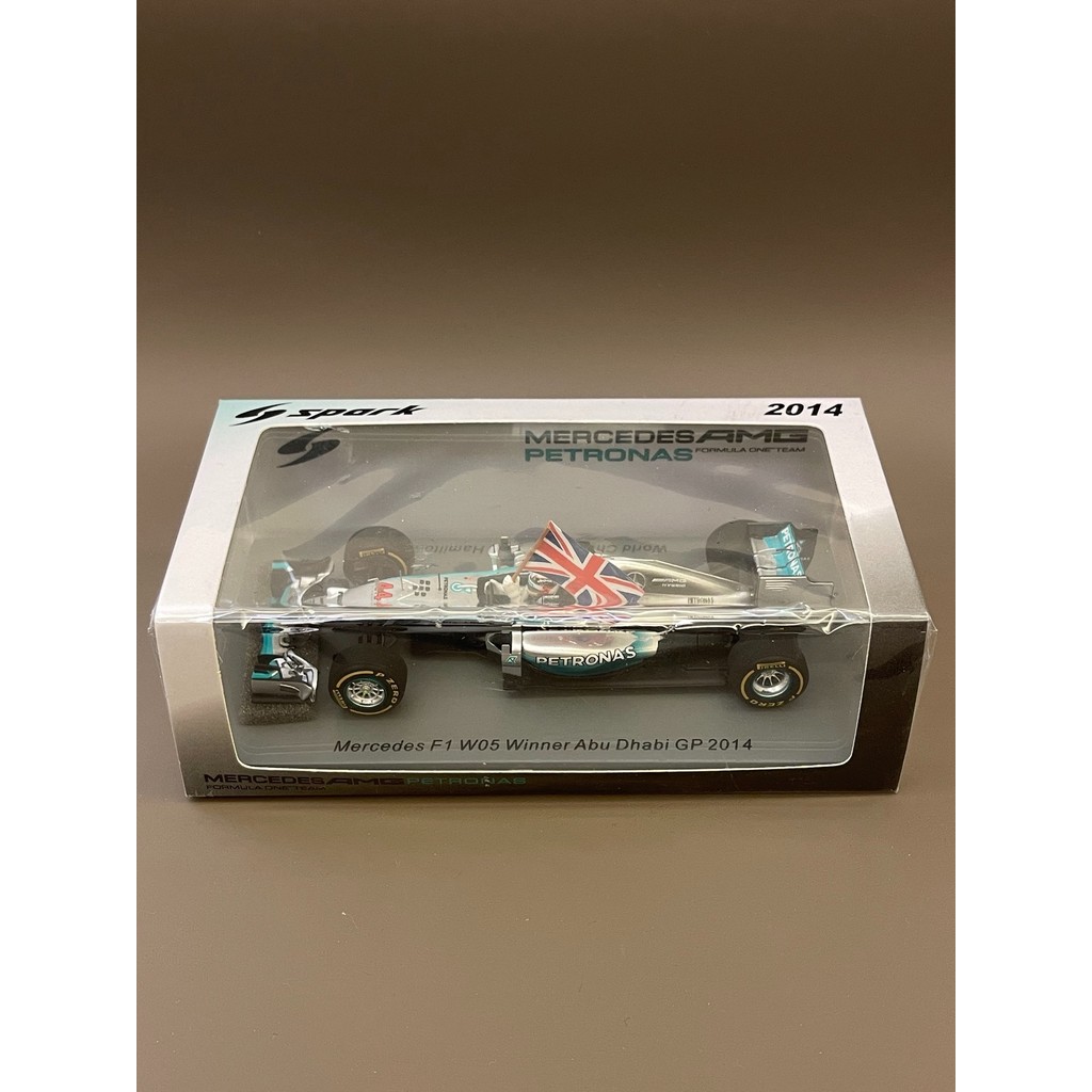 [spark] 1/43 Hamilton Abu Dhabi 2014 F1 Model Fleet: Mercedes F1 W05 Mercedes First Crown Rider: Lew