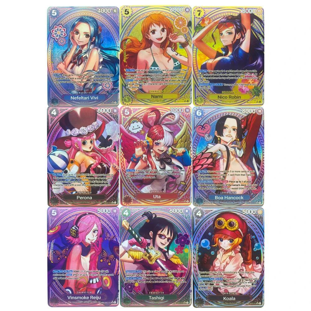ONE PIECE คอลเลกชันการ์ด EB03 Nami Boa·Hancock SP EN DIY คุณภาพสูง Self Made เกมอะนิเมะการ์ดของเล่น