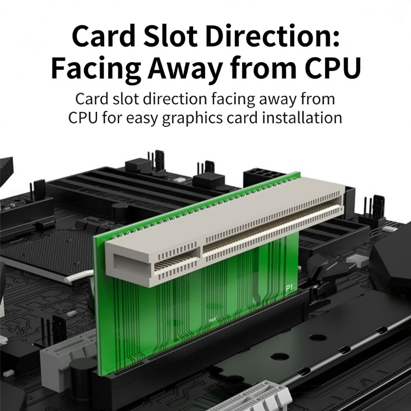 BTM Cooling PCIe Adapter ที่วาง GPU แนวนอนสําหรับแชสซีขนาดเล็ก