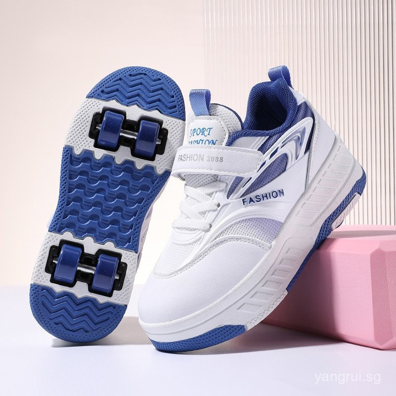 รองเท้าสเก็ต Heelys 4 ล้อ สำหรับเด็กผู้ชายและเด็กผู้หญิง ZORX
