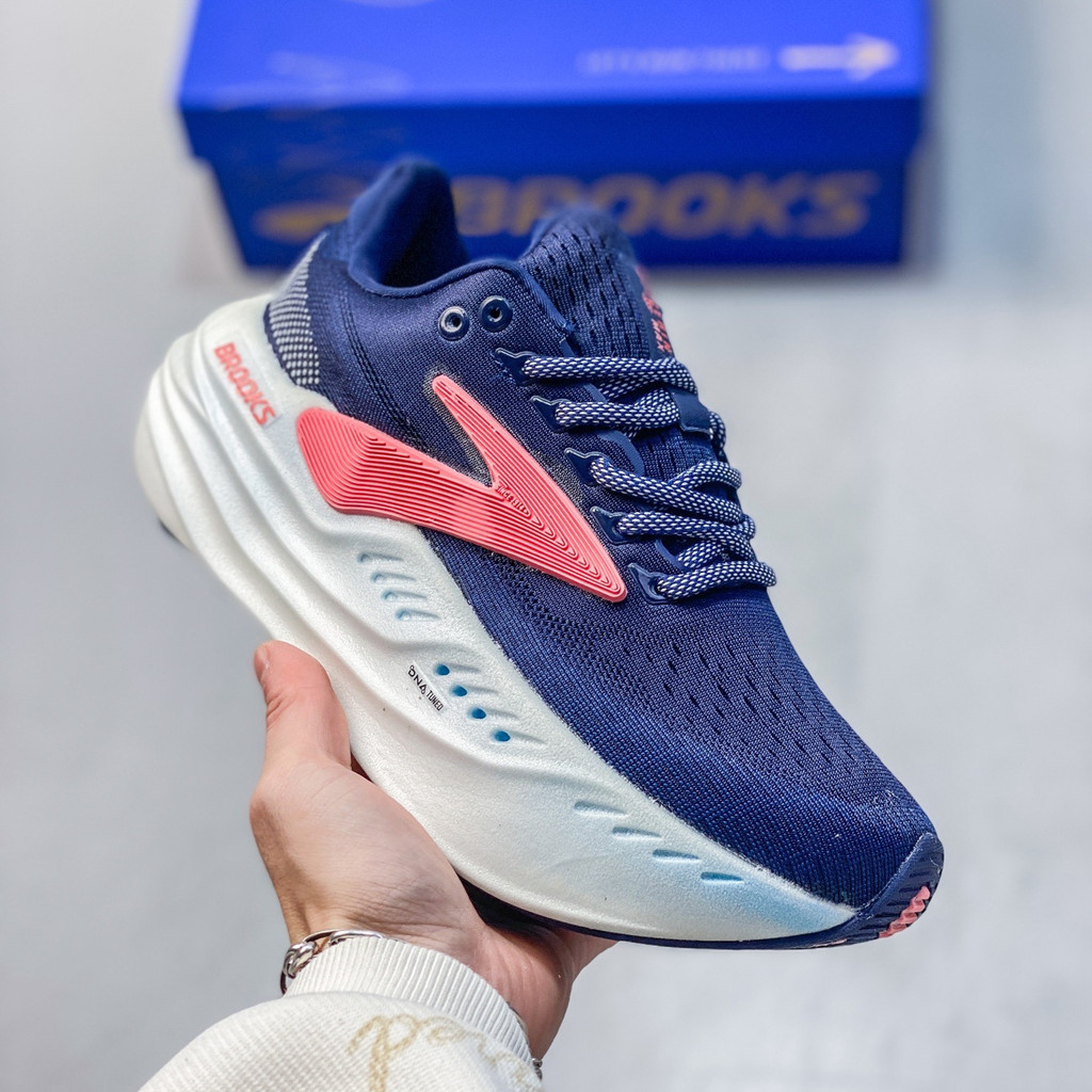 Brooks Glycerin Max รองเท้าวิ่งกันกระแทกมาราธอนแบบหนาสําหรับผู้ชายและผู้หญิง YA8U