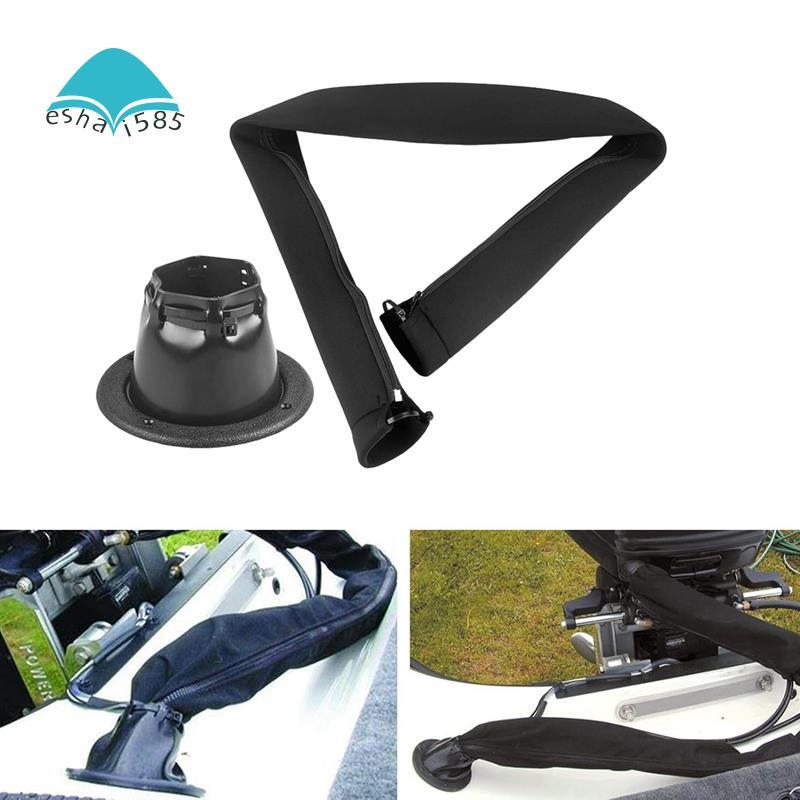 Eshai585Rigging Sleeve 48-Inches Zippered Marine Cable Boot เส้นผ่านศูนย์กลาง 4 2/5 "พร้อมสายผูก Uni