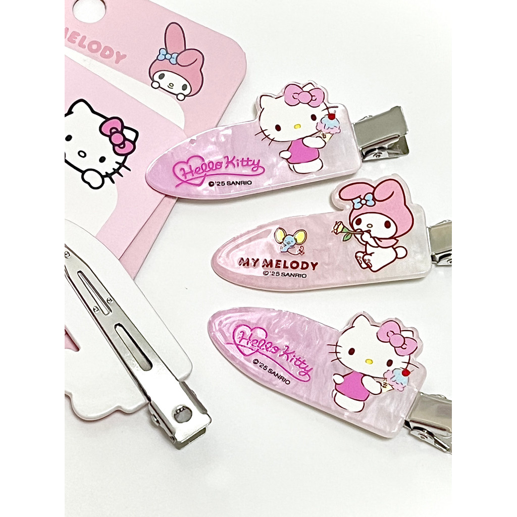 กิ๊บ sanrio กิ๊บติดผม sanrio Sanrio ของแท้ HelloKitty น่ารักการ์ตูนสาวหัวใจเมโลดี้กิ๊บติดผมกิ๊บติดผม