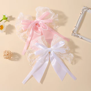 1 PC สาวคลิปผมน่ารักริบบิ้น Bowknot สําหรับเด็ก Handmade Bows Hairpin Barrettes Headwear เด็กอุปกรณ์เสริมผม