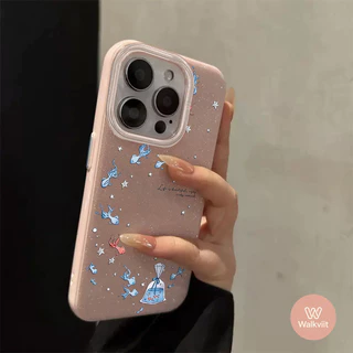 สำหรับ OPPO Reno 16F 16 13F 15 15F 11F 14 14F 13 12 12F 11 10 8T 6 6z 5 5F 5z เคสกลิตเตอร์ปลาทองสไตล์เรียบง่ายน่ารัก