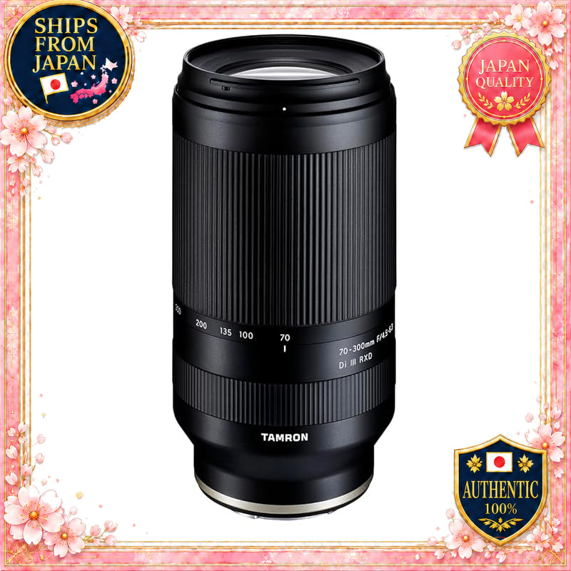 Tamron 70-300mm F/4.5-6.3 Di III RXD Sony Mirrorless Full Frame APS-C E Mount Black