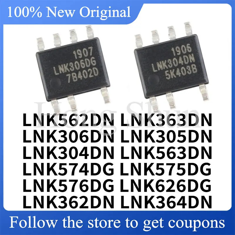 5PCS LNK562DN 363 306 305 563 575DG 576DG 626DG 362DN 564DN 364DN LNK574DG SOP ชิป ic