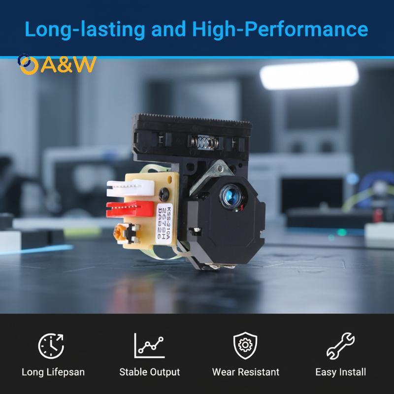 A&W KSS-210A เลเซอร์เลนส์ Photo Up Head อิเล็กทรอนิกส์สําหรับ VCD DVD Qui Repair Solution สําหรับระบบวิดีโอเสียง