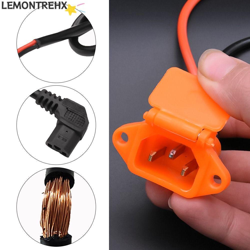 LEMONTREAL ปลั๊กขั้วต่อแบตเตอรี่ Universal สามแนวตั้งสําหรับ 48V ชิ้นส่วนจักรยานสกู๊ตเตอร์
