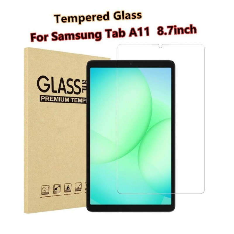 SAMSUNG 1-2PCS HDป้องกันหน้าจอสําหรับSamsung Tab A7 A8 A9 A9 + A11 A11 + Lite 8.7 10.4 10.5 11.0 Blue Lightกระจกนิรภัยป้องกันหน้าจอฟิล์ม