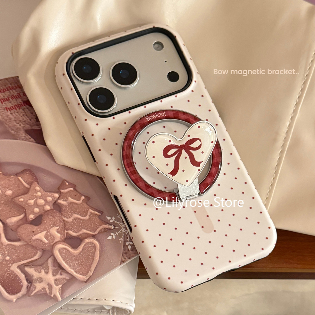 Simple Wave Pointเคสโทรศัพท์สําหรับApple iPhone 17ProMax 17Pro 17Air 17 16ProMax 16Pro 16 15ProMax 15Pro 15 14ProMax 14 13ProMax 13 Magnetic Bracketสีขาว
