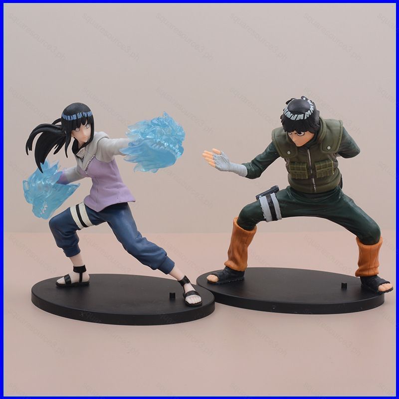 SQ3 Naruto Action Figure Hyuga Hinata Rock Lee ตุ๊กตาของเล่นสําหรับเด็กตกแต่งบ้านอะนิเมะตุ๊กตาคอลเลก