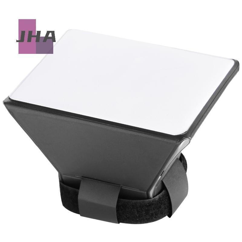 [JHA] 1/3 ชิ้นการถ่ายภาพ Flash Diffuser Softbox Universal Photo Diffuser Soft Light Box อุปกรณ์เสริมแบบพับได้สําหรับกล้องใหม่