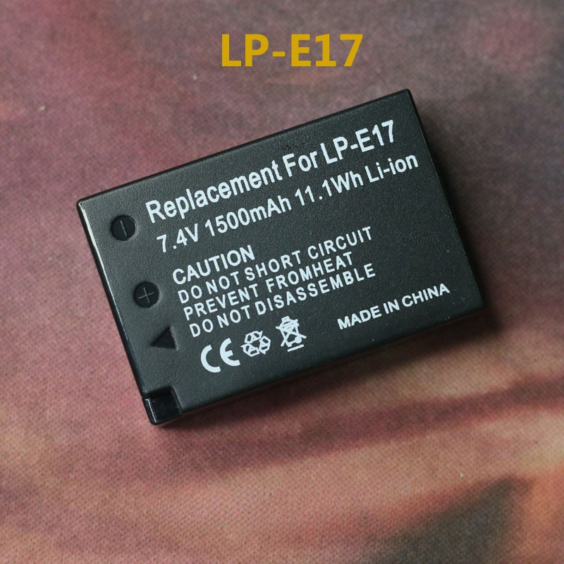 LP-E17 battery compatible with Canon RP M6 750D 800D 200D M3 77D 760D charger
