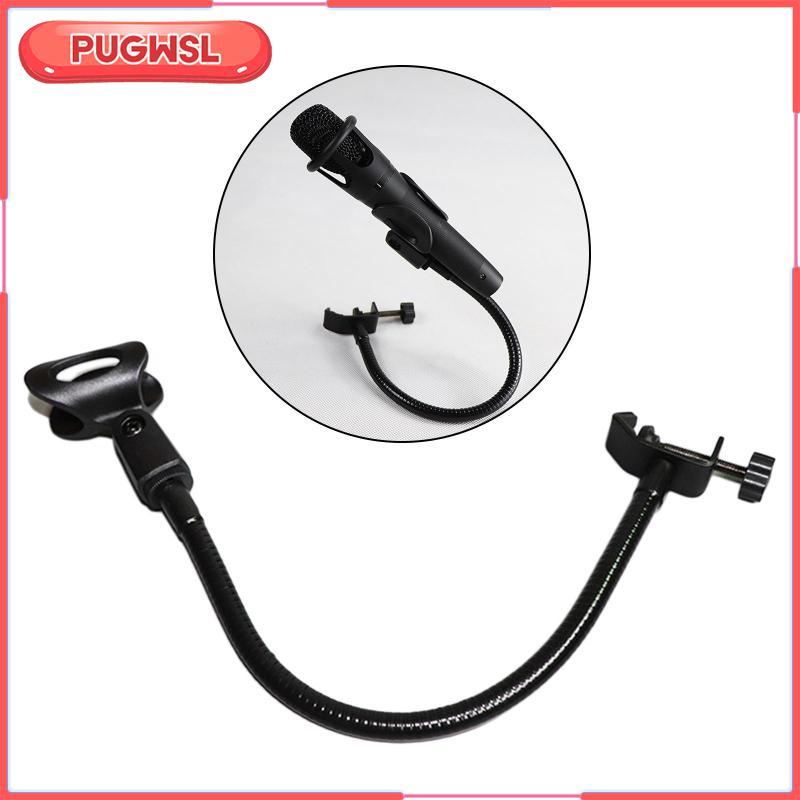 [pugwsl] ขาตั้งไมโครโฟน,ขาตั้งไมค์ตั้งโต๊ะคอห่านแบบยืดหยุ่นพร้อมที่หนีบโต๊ะสําหรับงานหนัก, 3/8″ ถึง 5/8″ อะแดปเตอร์สกรูปรับ