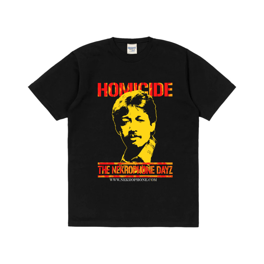 เสื้อยืด Rockermusic Band Homicide The Nekrophone Dayz Munir