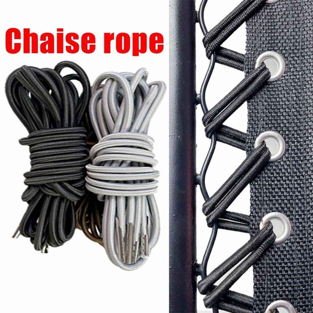 เก็บเงินปลายทาง！เชือกยางยืดเก้าอี้ หนา4.5mm.อะไหล่ซ่อมแซมเก้าอี้พักผ่อน - รูปที่ 2