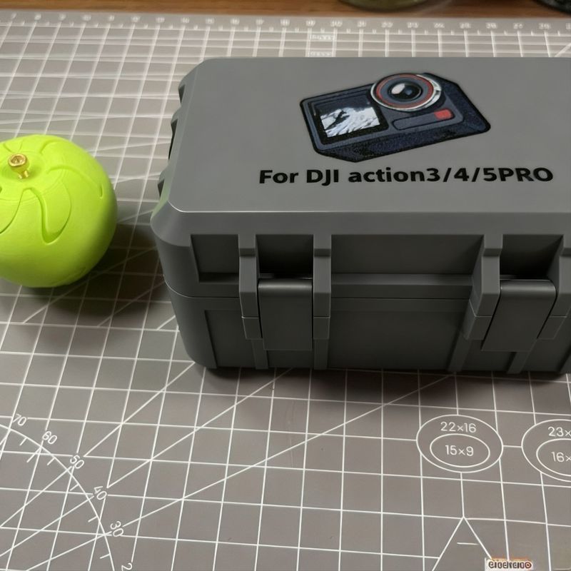 กล่องเก็บของ DJIAction3/4/5pro กล่องป้องกัน GoPro กล้องกีฬา Universal กระเป๋าเก็บของ Anti-Collision แบบพกพา - รูปที่ 3