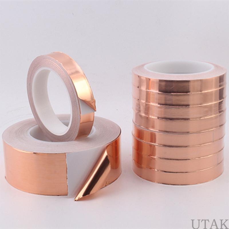 TAKE Conductive เทปฟอยล์ทองแดงกาว EMI Shielding เทปทนความร้อน