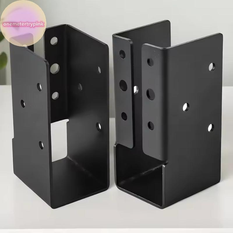 ONEPINK 2x4 Joist Hanger Deck Railing ปกปิดตัวเชื่อมต่อ Heavy Duty Joist Brackets ชุด 2 Woodwork Bea