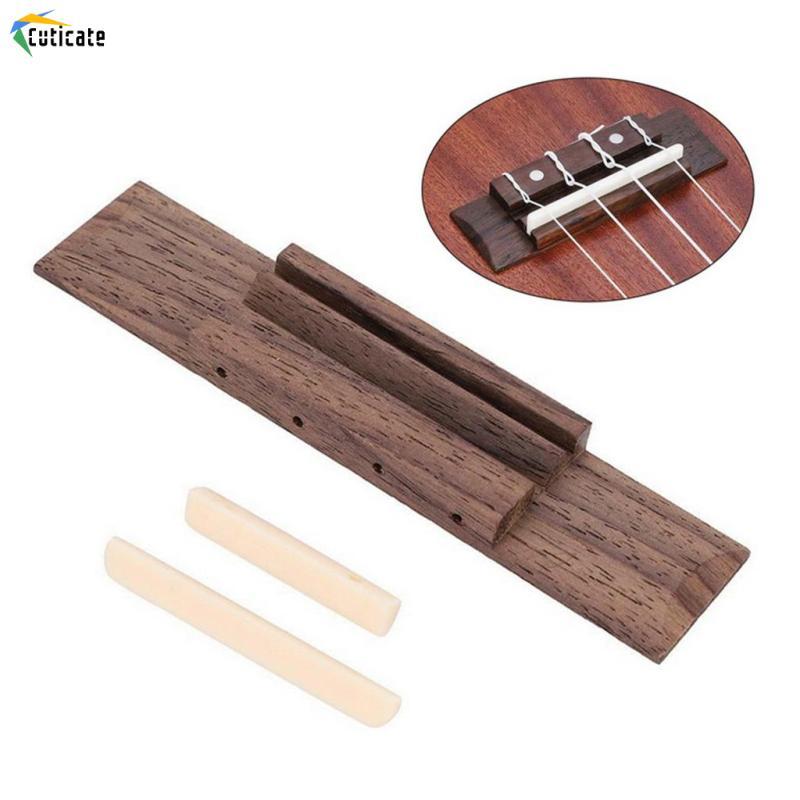 [Szlinyou1] Ukulele Rosewood Bridge Saddle Saddle Nut สําหรับอุปกรณ์เสริมทดแทนกีตาร์