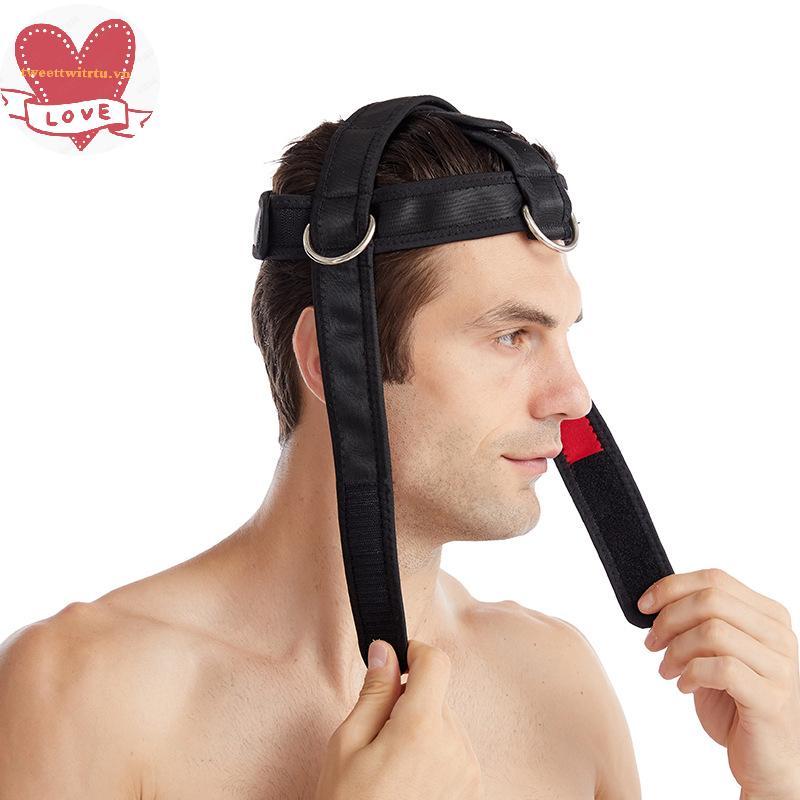 TRWITU คอออกกําลังกายสําหรับน้ําหนักการฝึกอบรมคอออกกําลังกายอุปกรณ์การฝึกอบรมสายรัดศีรษะเพื่อสร้างคว