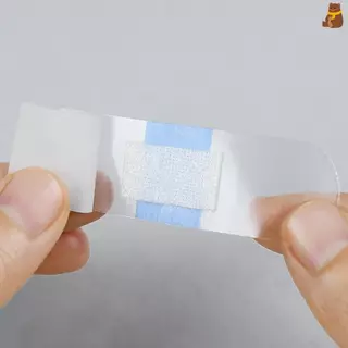 [TA] 120 ชิ้นโปร่งใสกันน้ํา Band Aid กาวทางการแพทย์แถบพลาสเตอร์สําหรับบาดแผลกีฬาอาบน้ํา TH