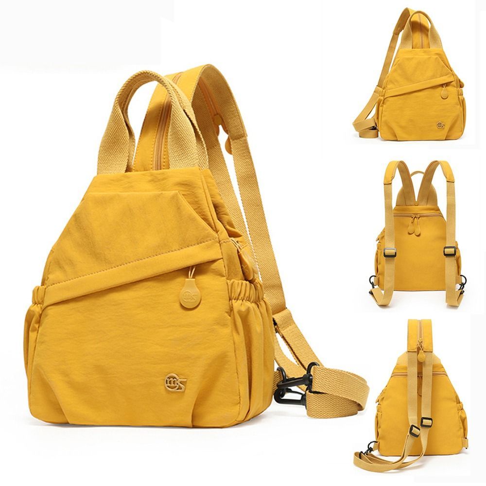 HMILON กระเป๋าเป้สะพายหลังลําลองผู้หญิง, กระเป๋าคาดหน้าอกซิปผ้าไนลอน, กระเป๋าสะพายข้างมัลติฟังก์ชั่นอเนกประสงค์ความจุขนาดใหญ่ทํางานท่องเที่ยว - รูปที่ 7