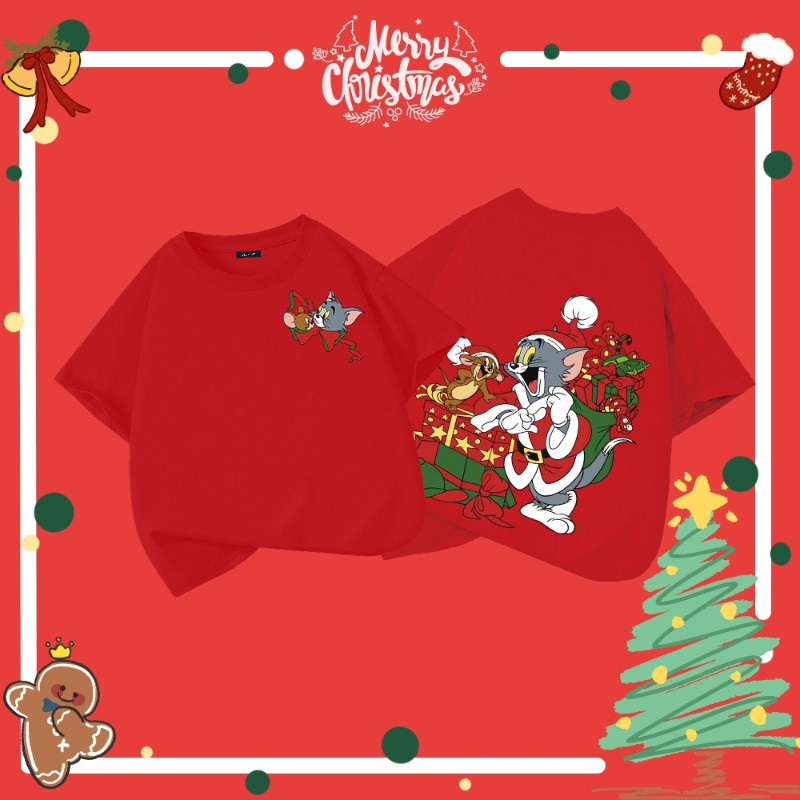 เกาหลี เด็กชายผู้หญิง เสื้อยืดผ้าคอตตอน 100% ลายทาง TZSLN0409 ตัวอักษร หลวม ลายสกรีน ฤดูร้อน สะกดสี 