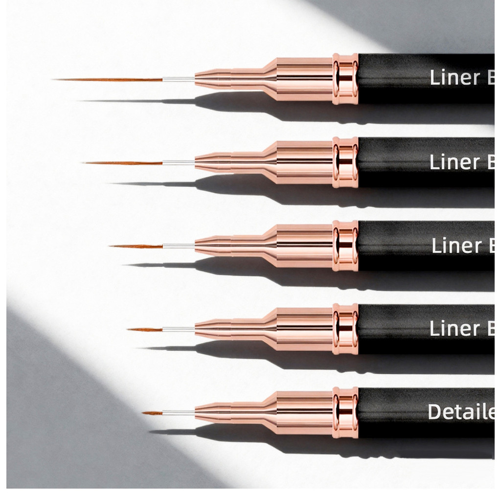 5 ชิ้นชุดแต่งเล็บหลอดเข็มวาดปากกา พิเศษ-ดี เล็บสีปากกาสายเบ็ดปากกาแกะสลักปากกา - รูปที่ 4