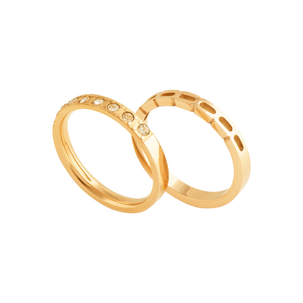 Panlandwoo - ชุดแหวนไทเทเนียมผู้หญิง Eldora