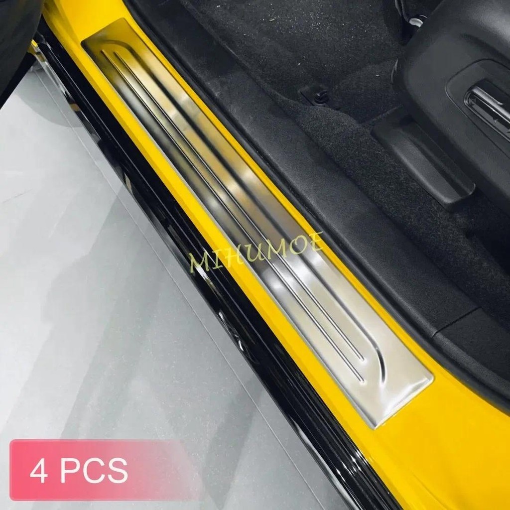สําหรับ Honda ZR-V ZRV 2023 2024 สแตนเลสประตู Sill Kick Scuff Protector Guard (4 ชิ้น)