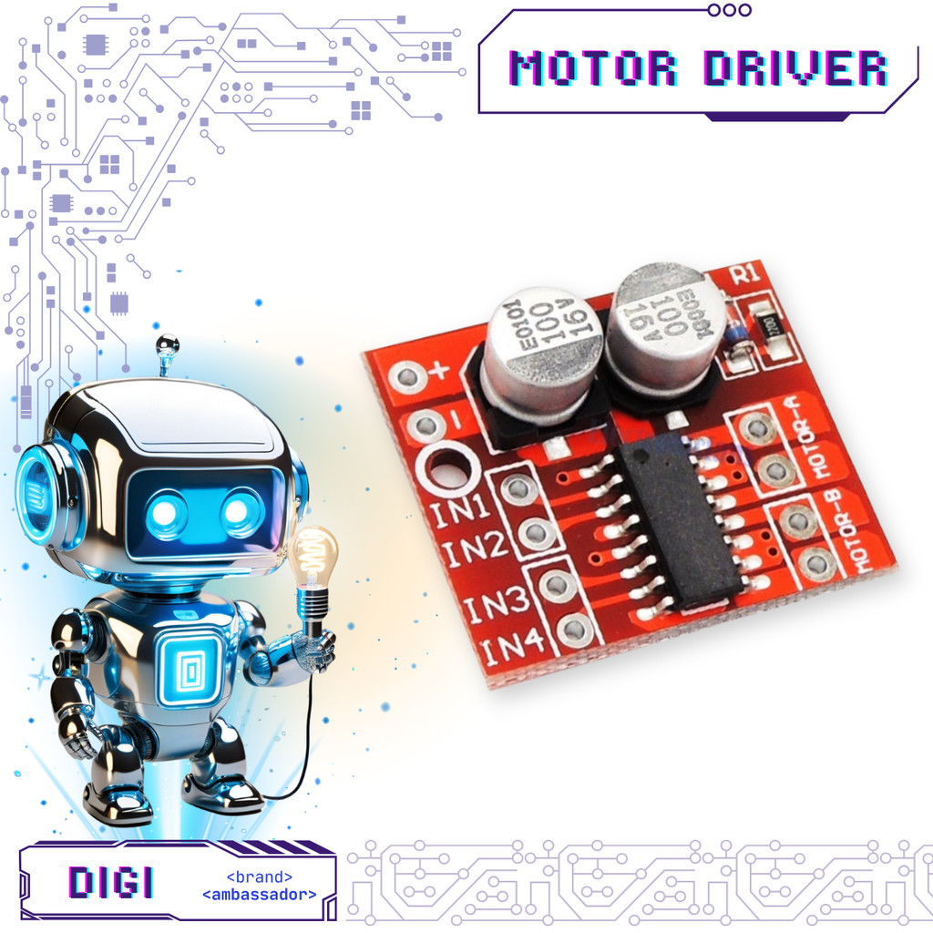 MX1508 ไดร์เวอร์มอเตอร์ขนาดเล็ก - 1508 L298N Controller - Digibot