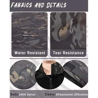 เสื้อ Combat Shirt รุ่น G3 แขนยาว เสื้อคอมแบทเชิ้ต เสื้อลาดตระเวน เสื้อยุทธวีธี