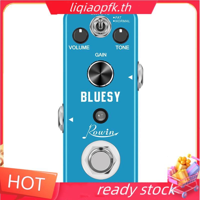 Ready store Accessories LEF-321 Bluesy Overdrive Guitar Pedal Aluminium Alloy Shell True Bypass