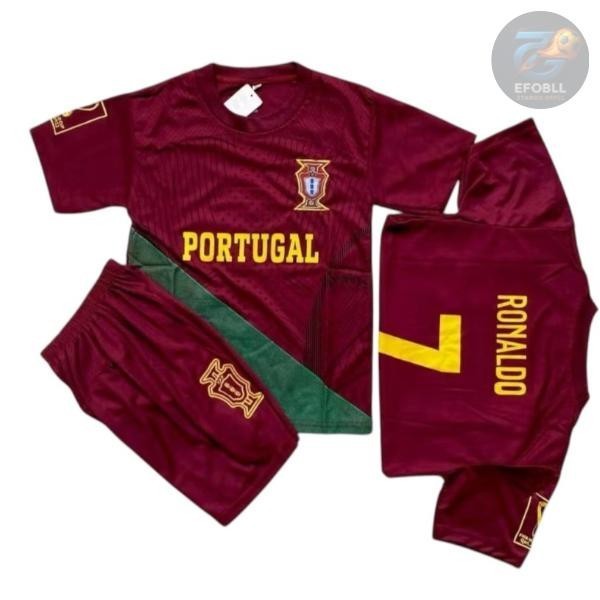 ใหม่ล่าสุด RONALDO SHIRT SET / PORTUGAL FOOTBALL SHIRT SET FUTSAL FOOTBALL SHIRT
