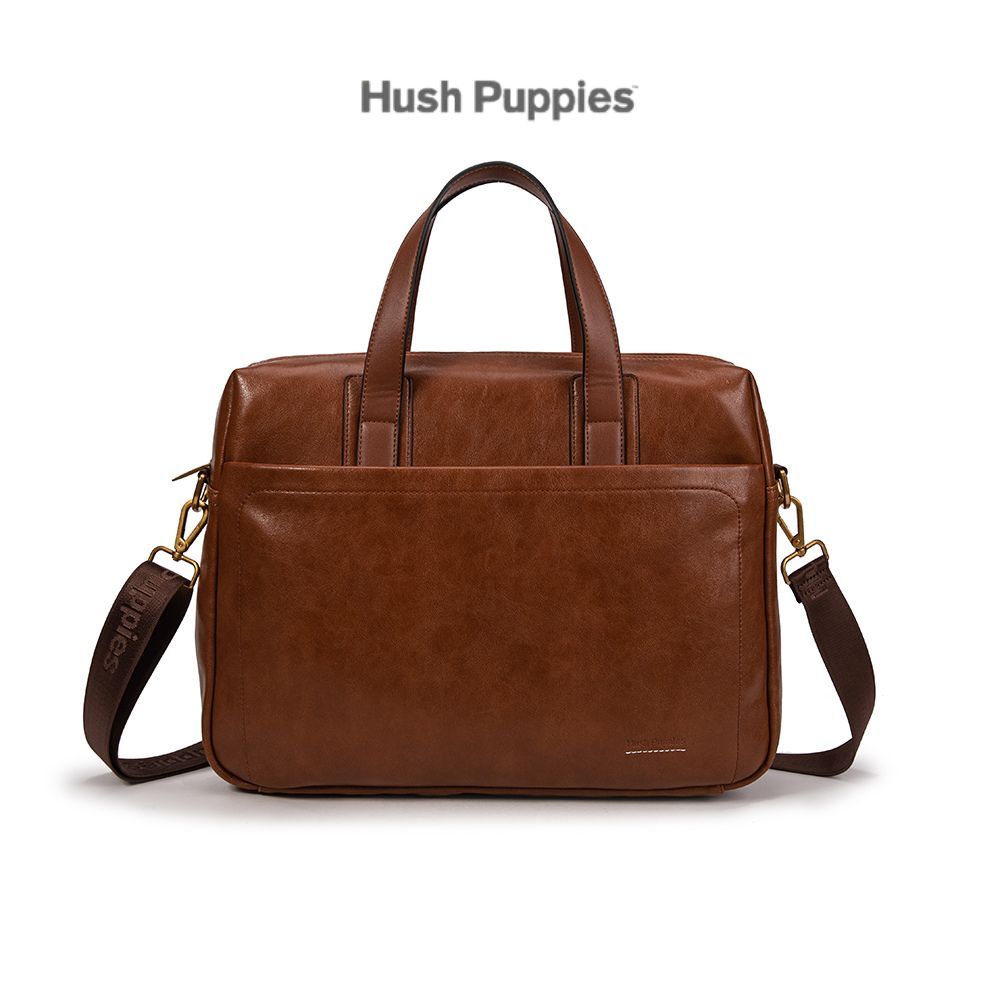 Hush Puppies Mens Bag-BRIAN DOCUMENT BAG- HPE50311BRW