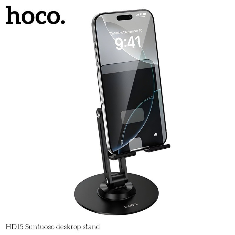 HOCO HD15 ขาตั้งมือถือ 3 แกน โลหะแข็งแรง หมุน 360 องศา  ปรับได้รอบทิศ Phone Holder ที่ตั้งมือถือ hc6
