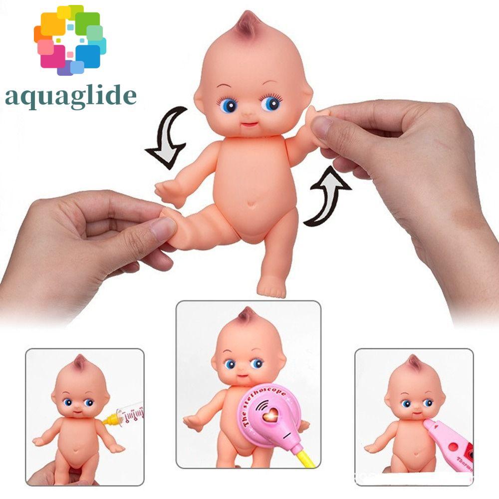 ของเล่นตุ๊กตาทารก 16 ซม. แขนขาขยับได้ จําลองน่ารัก สําหรับการศึกษาและตกแต่ง