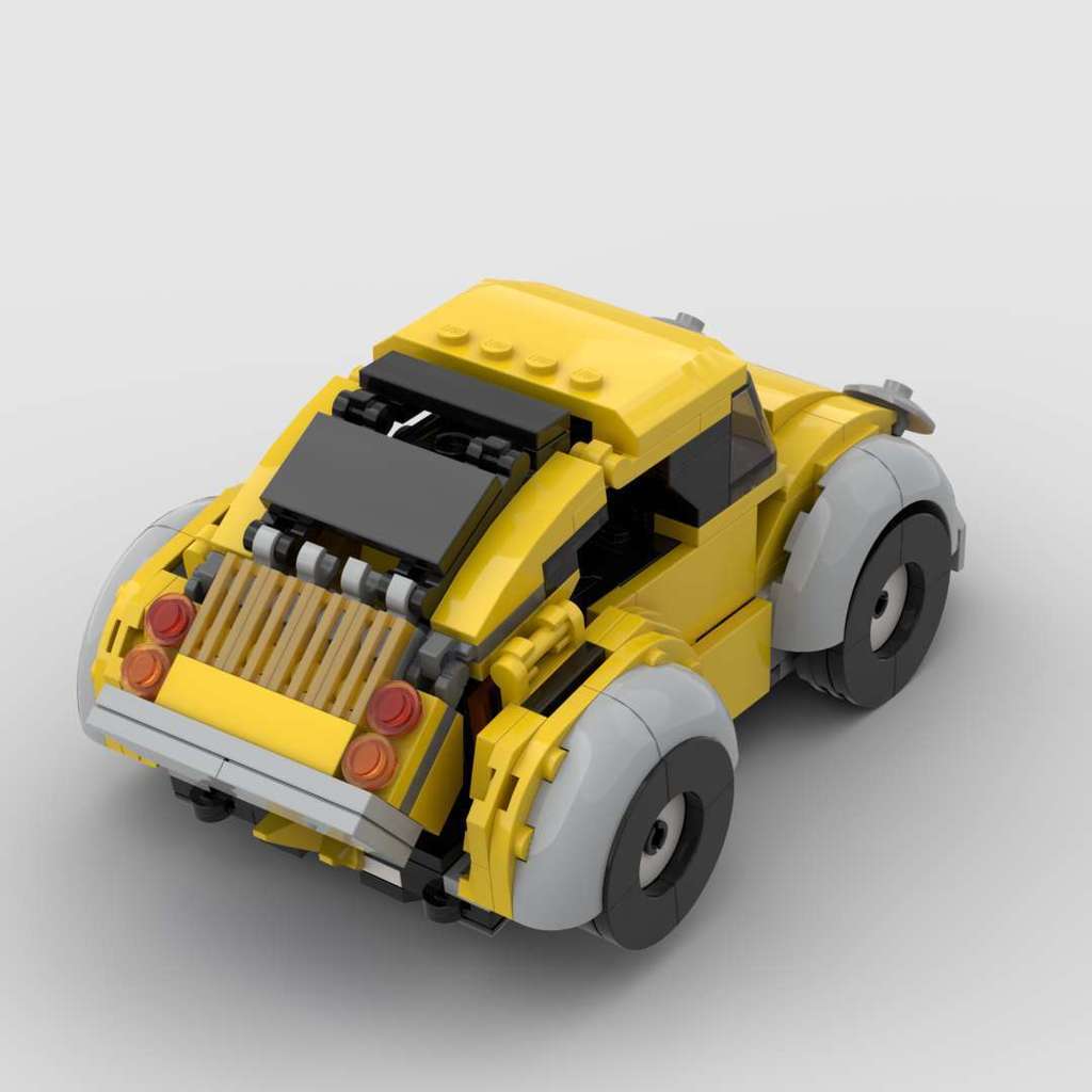 เข้ากันได้กับ Lego MOC Bumblebee King Kong G1 Mecha Transforming Robot Car Model ประกอบของเล่นบล็อกต