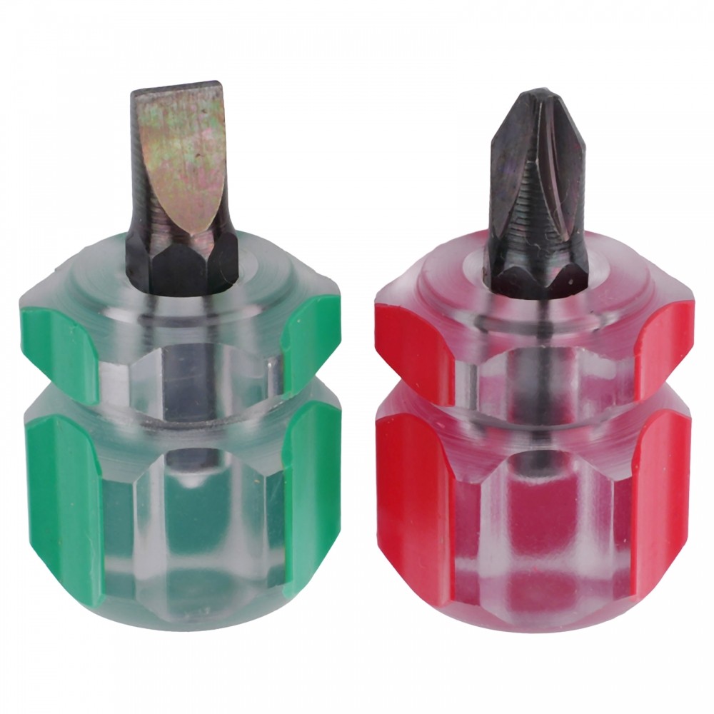 Practical 2pcs Flat & Crosshead Screwdriver Kit for Jewelry Repair