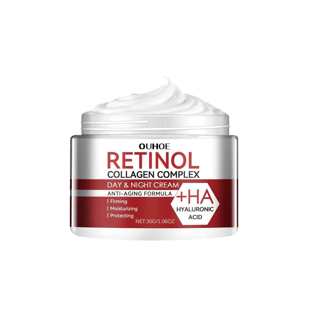 OUHOE Retinol Moisturizing Cream ลดเส้น Fine Circles Dark Circles Moisturizing กระชับรูขุมขน Anti-Ag