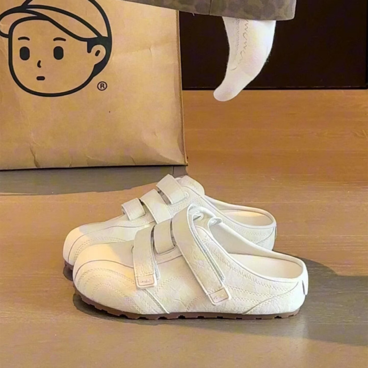 รองเท้าแตะผู้หญิง Baotou Slip-On Velcro