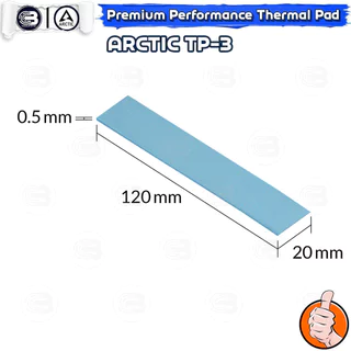 [CoolBlasterThai] ARCTIC TP-3 Premium Performance Thermal Pad 120x20x0.5 mm.(4 PCS) (ซิลิโคนนำความร้อน)