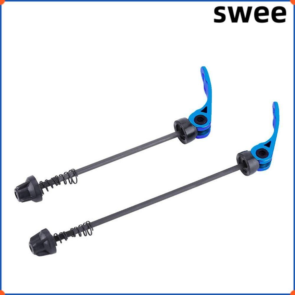 SWEE 1 คู่แกนปลดเร็วจักรยาน, อะไหล่ปรับได้ Skewers Lever QR, ทนทาน 189 มม. 146 มม. อลูมิเนียมพร้อมแกนล้อจักรยานสําหรับเสือภูเขาและเสือหมอบ