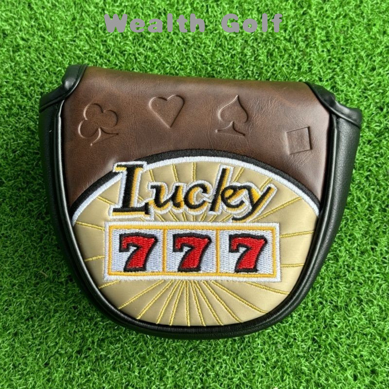 Mi Mid-Rod Partition Putter Cover แม่เหล็กปิดฝาครอบพัตเตอร์กอล์ฟ Odyssey ครึ่งวงกลมพัตเตอร์ฝาครอบป้องกันฝาครอบกันน้ํา