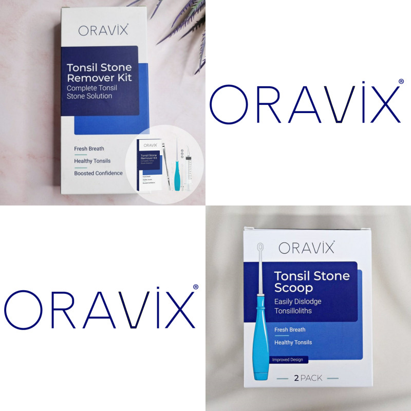 [ORAVIX®] Tonsil Stones Treatment Kit ชุดอุปกรณ์ดูแลช่องปากสำหรับนิ่วทอนซิล นิ่วทอนซิล