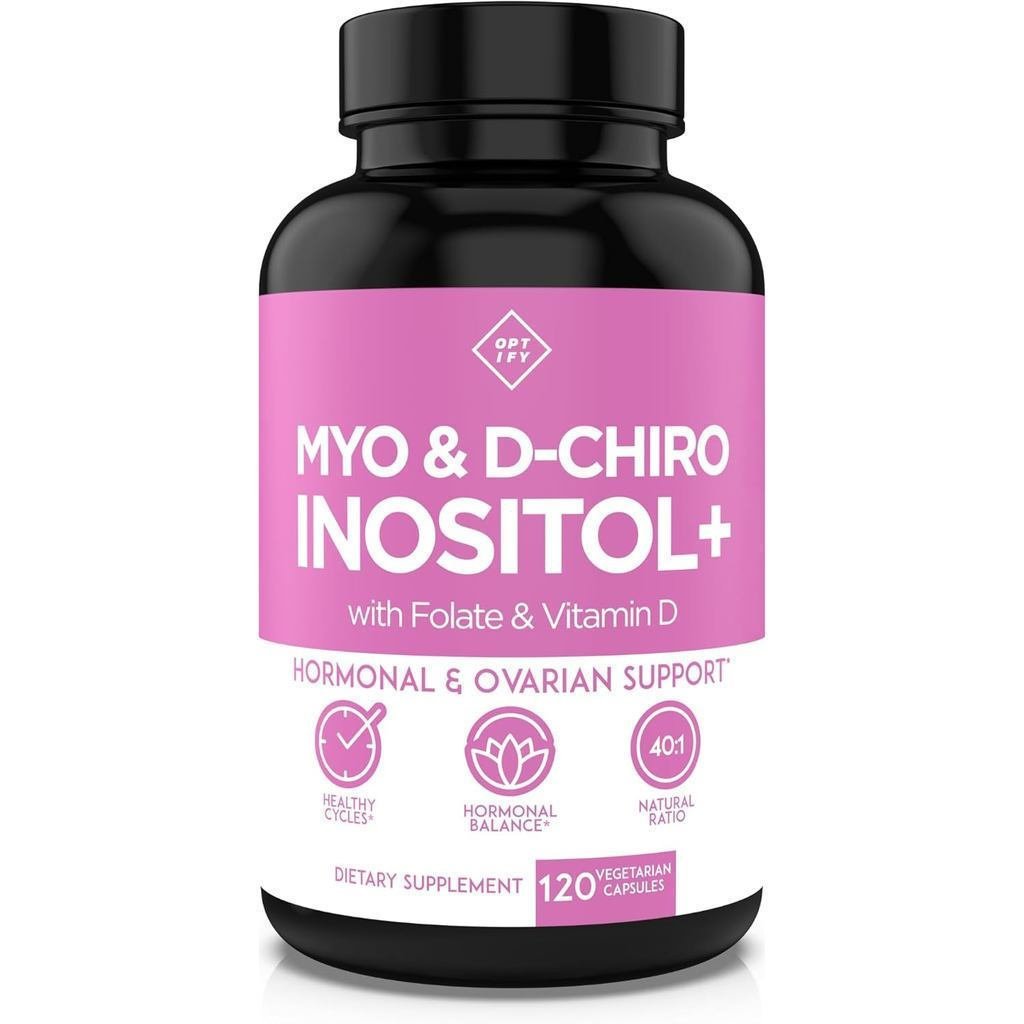 OptifyMyo-Inositol&D-ChiroositolforWomen–401RatioPlusFoleandVitaminD–Supply WC6A
